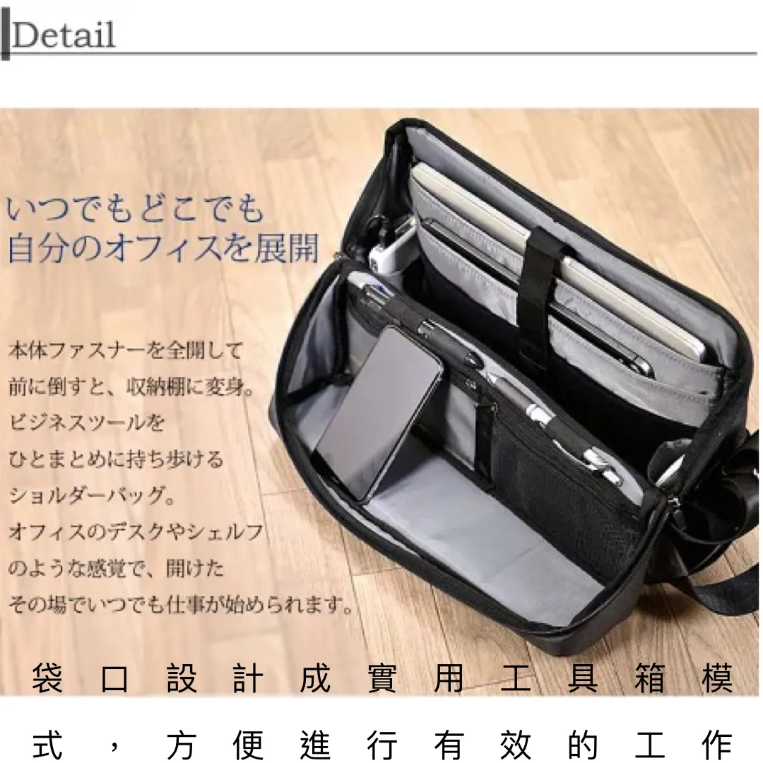 ［日本直送］日本人氣品牌 宇野福鞄 Unofuku Baggex 日本袋 多功能商務輕便手提兩用包 - 23-5631