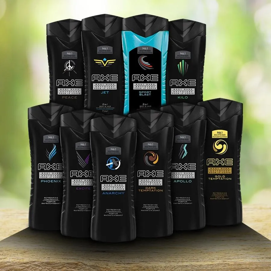 10-Pack: Axe Shower Gel/Body Wash 8.45 oz - Assorted Scents