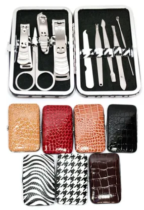 10 PC Manicure/Pedicure Grooming Kit