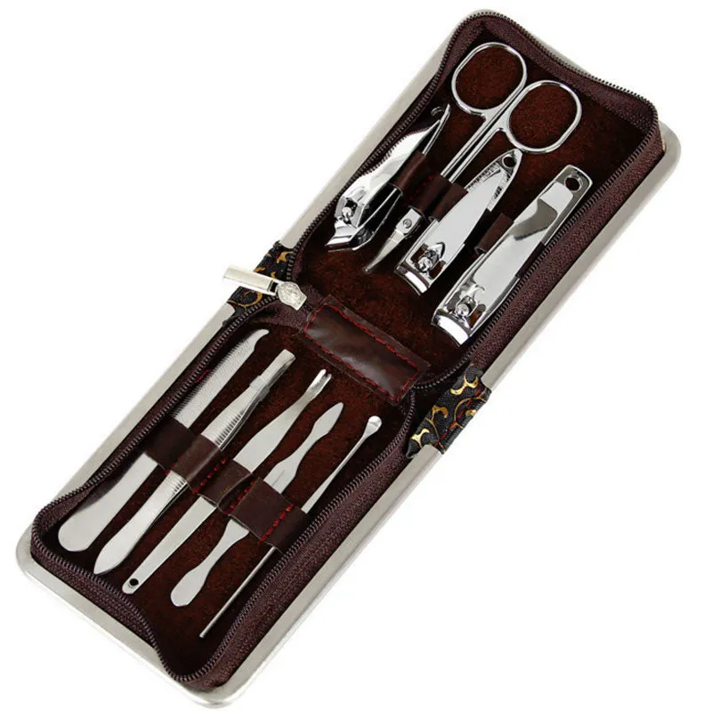 10 PC Manicure/Pedicure Grooming Kit