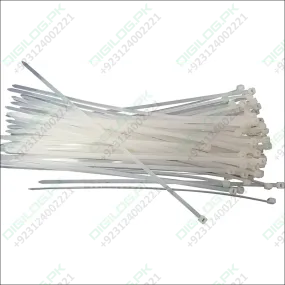 100pcs 12 Inch Nylon Wire Organizer Zip Clip Cable Tie