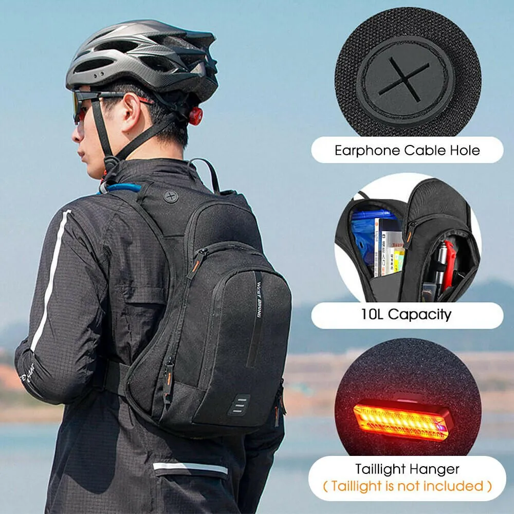 10L Cycling Bike Backpack Outdoor Hydration Pack Bag for Biking Riding Running Jogging Equipment