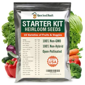 15,000 Heirloom Seeds Non-Gmo For Planting Vegetables & Fruits