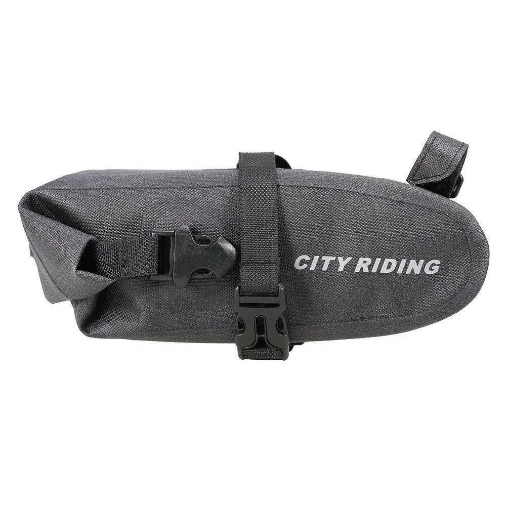 1.5L Bike Saddle Bag Cycling Seat Post Bag Water Repellent Bike Rear Seat Bag MTB Road Bike Tail Storage Bag