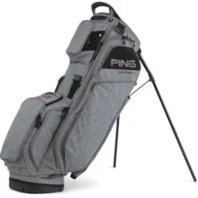 2024 PING Hoofer 14 Way Bag - Heather Grey / Black