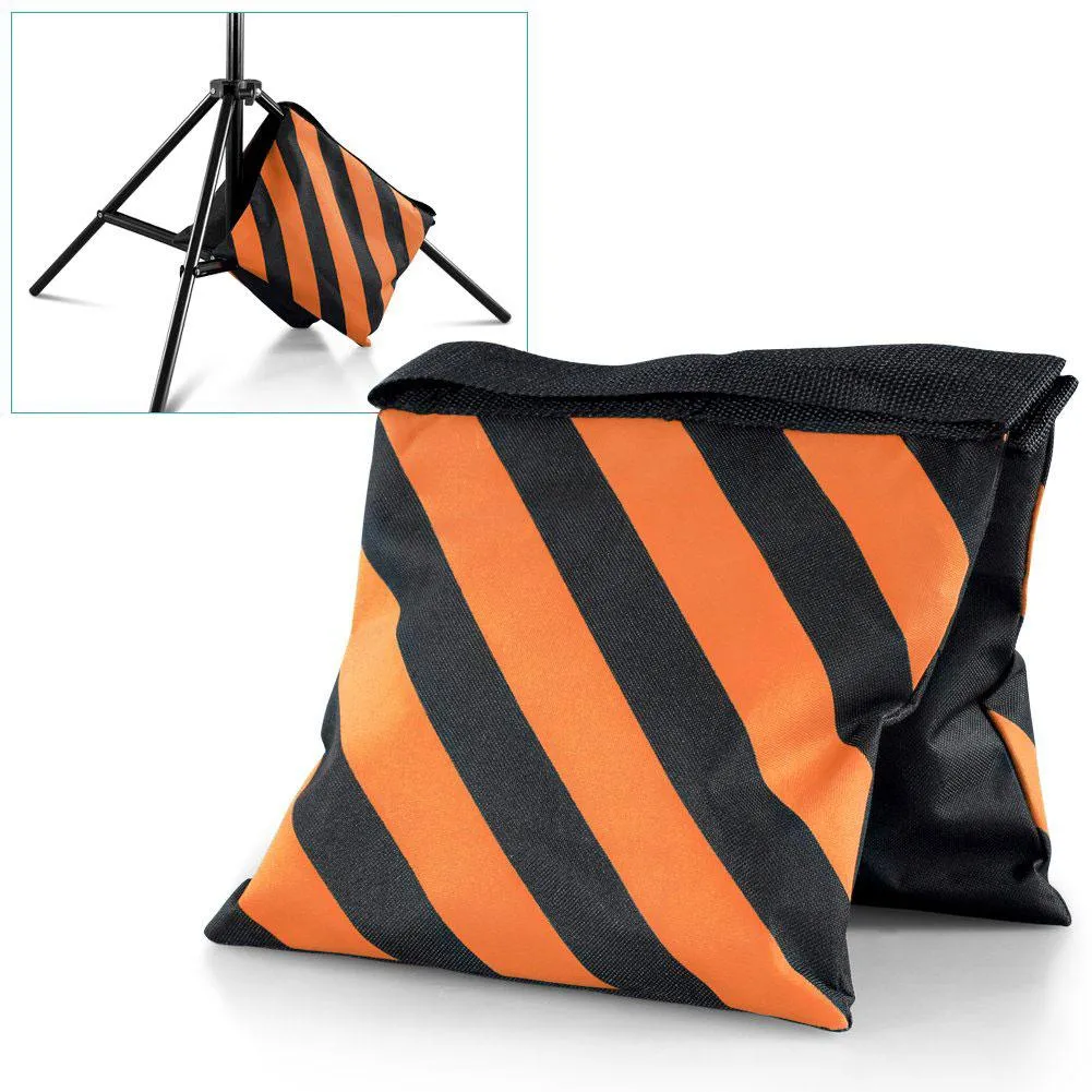 2x Heavy Duty 10kg Rated Orange / Black Sandbag (Empty) - Bundle