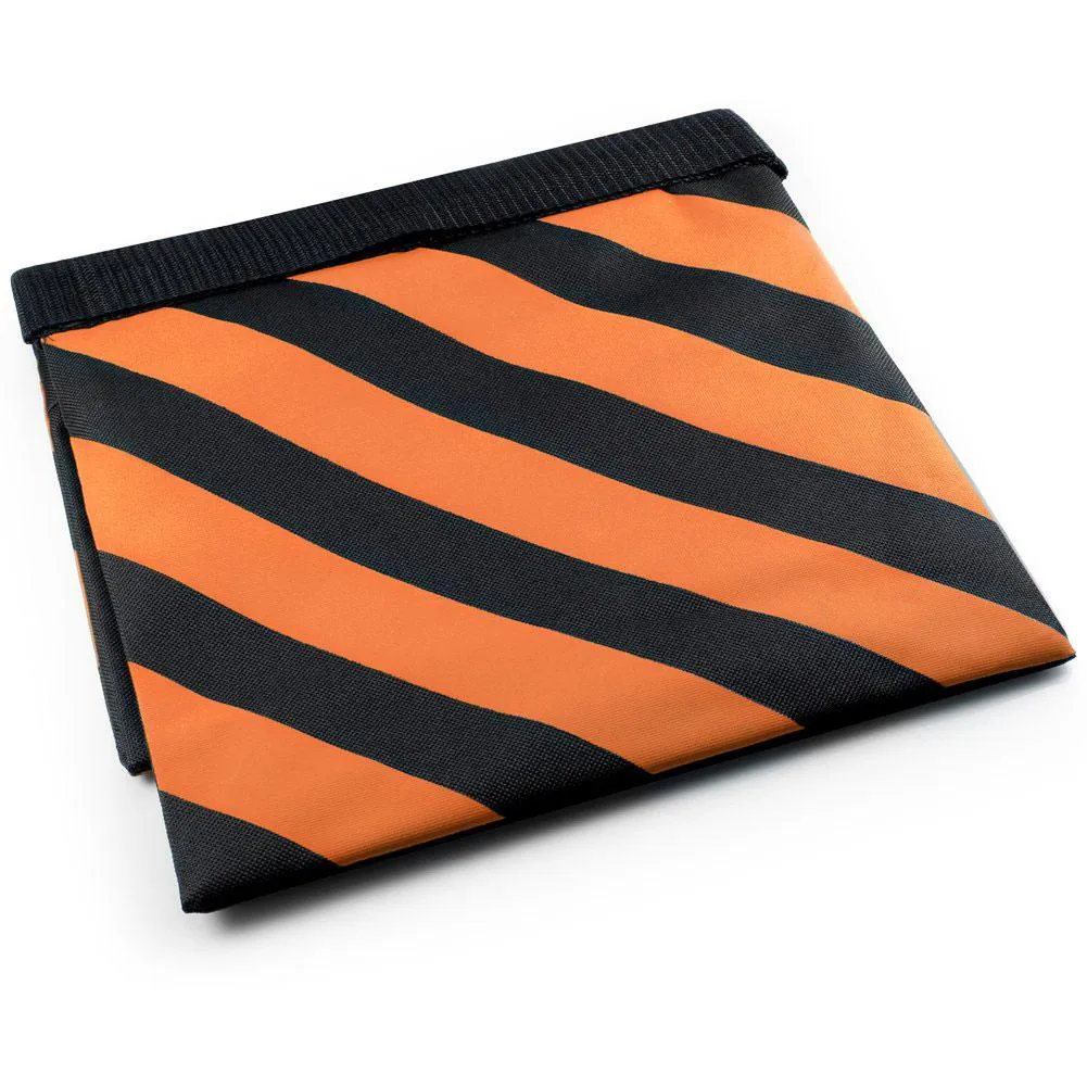 2x Heavy Duty 10kg Rated Orange / Black Sandbag (Empty) - Bundle