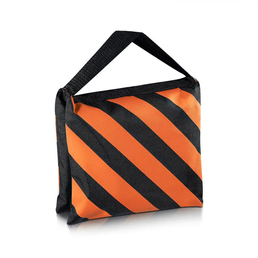 2x Heavy Duty 10kg Rated Orange / Black Sandbag (Empty) - Bundle