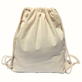 50 Lot Cotton Natural White Drawstring Backpack Tote Sack Bag Wholesale Lot