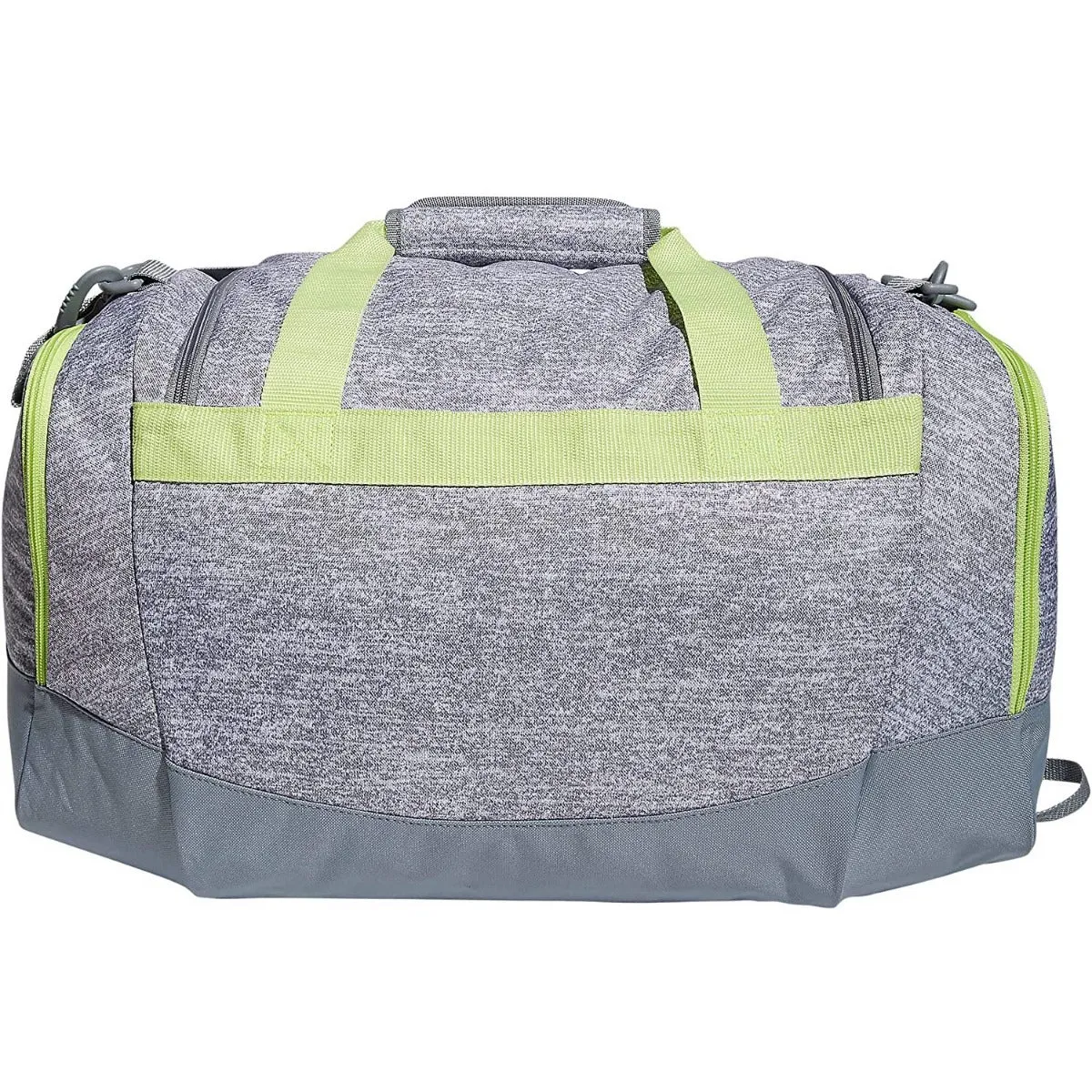 adidas Defender IV Small Duffel Bag - Grey-Lime Green