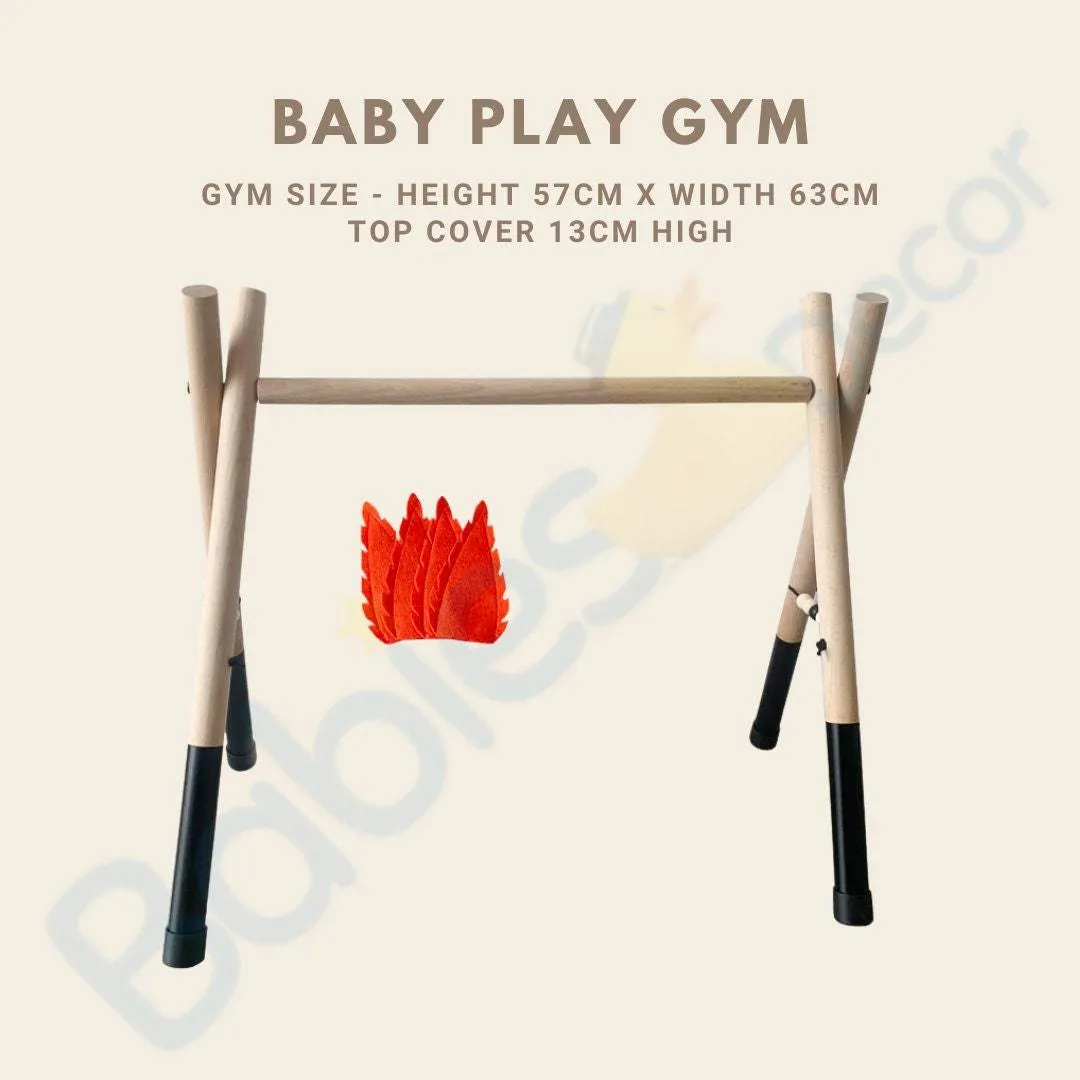 Baby Activity Play Gym with Wooden Frame and Gifts