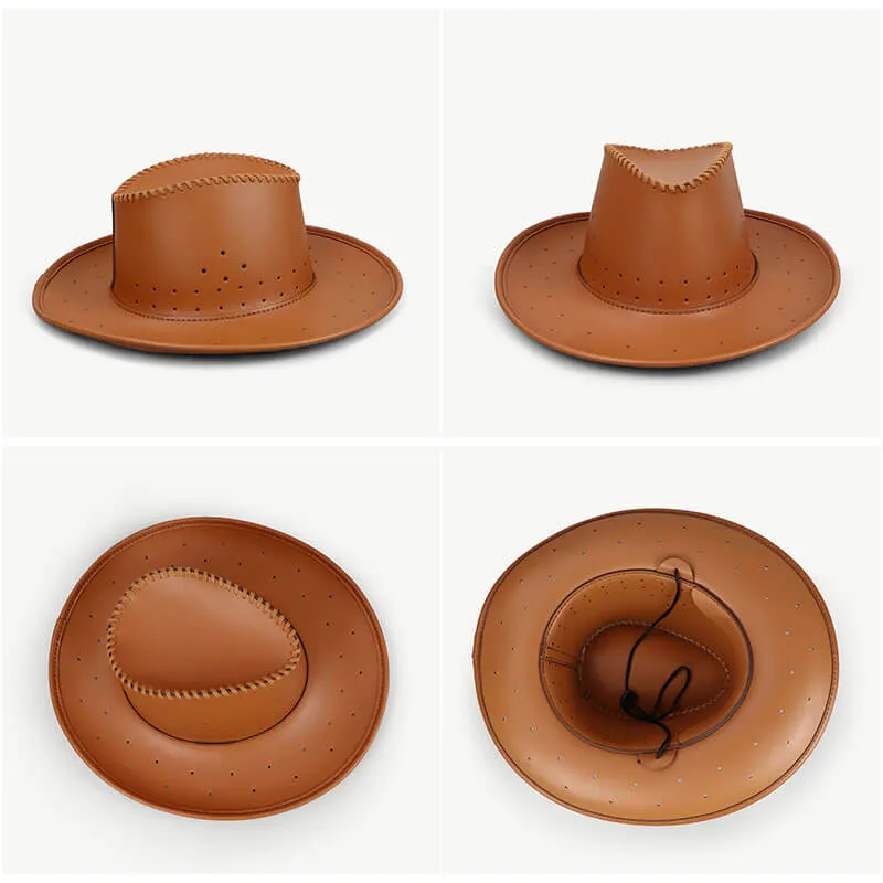 BABYLON™ Men's Leather Cowboy Hat DIY Craft Kit