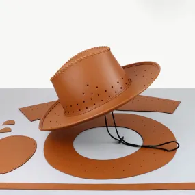 BABYLON™ Men's Leather Cowboy Hat DIY Craft Kit