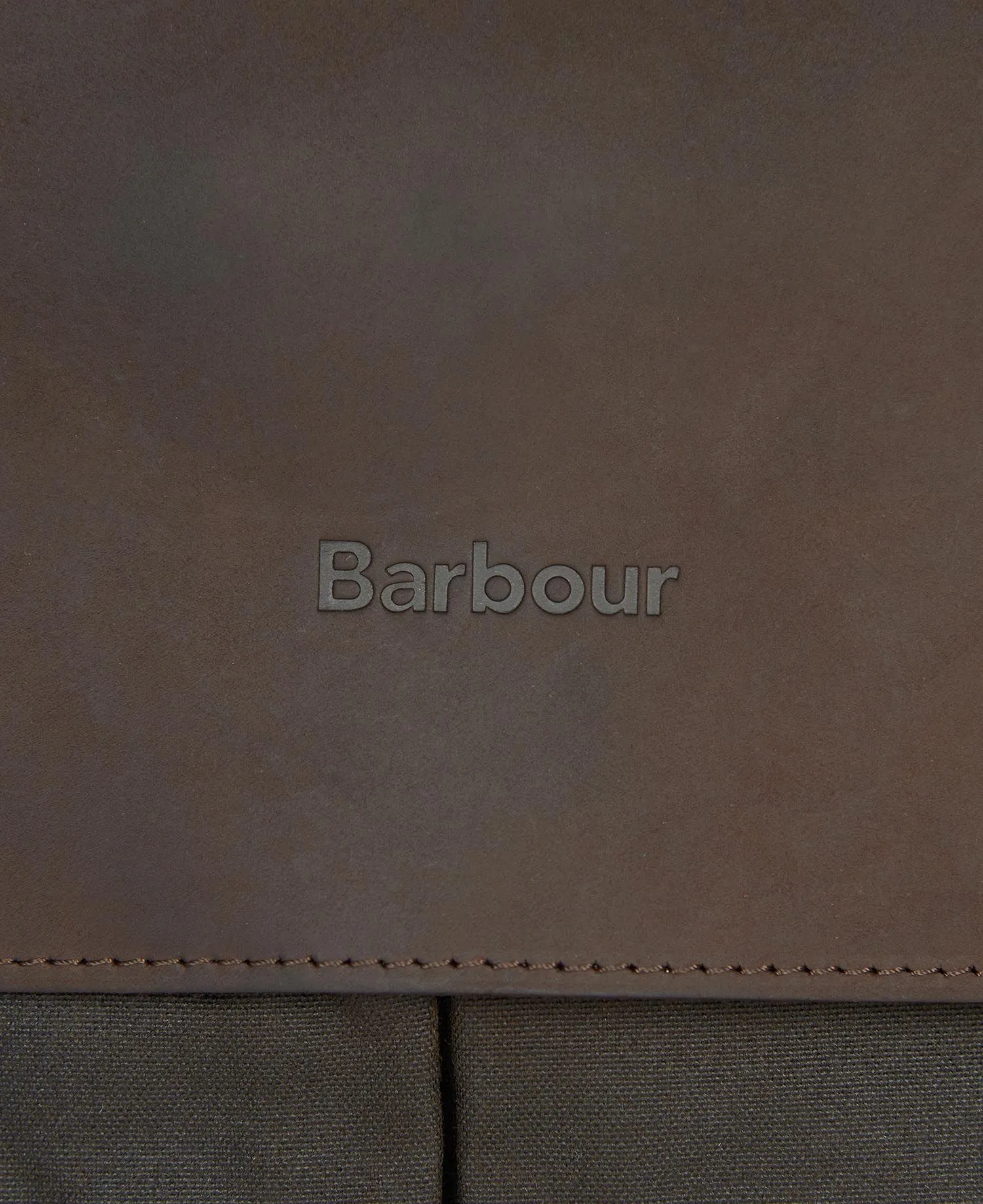 Barbour Wax Leather Briefcase Olive UBA0004 OL71