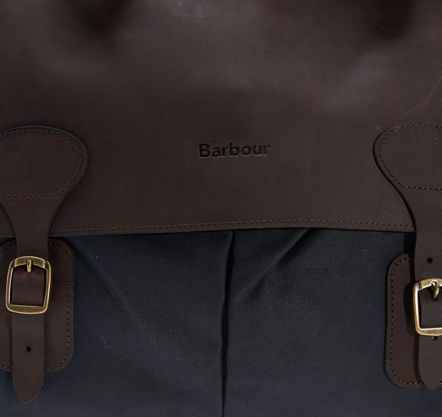 BARBOUR WAX LEATHER BRIEFCASE