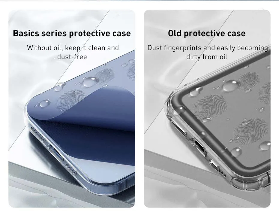 Baseus Phone Case For iPhone 12 mini Cover Clear Soft TPU Transparent Case For iPhone 11 Pro Xs Max X XR Case