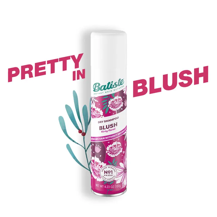 Batiste Dry Shampoo Instant Hair Refresh Blush 200 ML  FREE Loufa