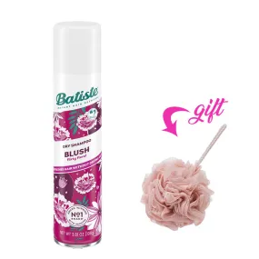 Batiste Dry Shampoo Instant Hair Refresh Blush 200 ML  FREE Loufa