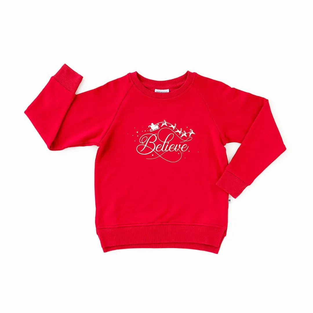 Believe Women's Crew Neck Sweatshirt