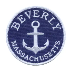 BEVERLY, MASSACHUSETTS "Anchor" Embroidered Patch