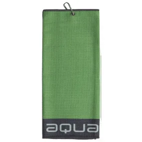 Big Max Aqua Tour Trifold Towel - Lime Charcoal