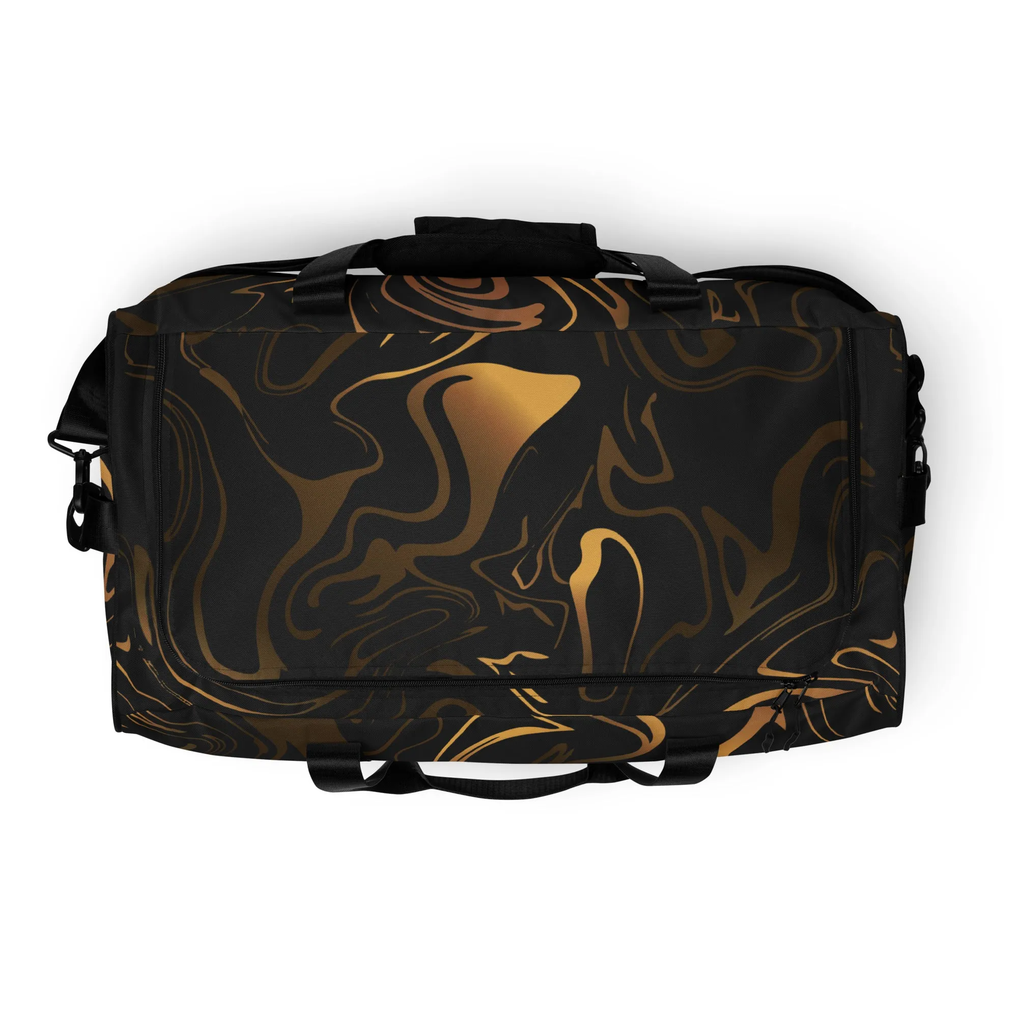 Black & Gold Duffle Bag