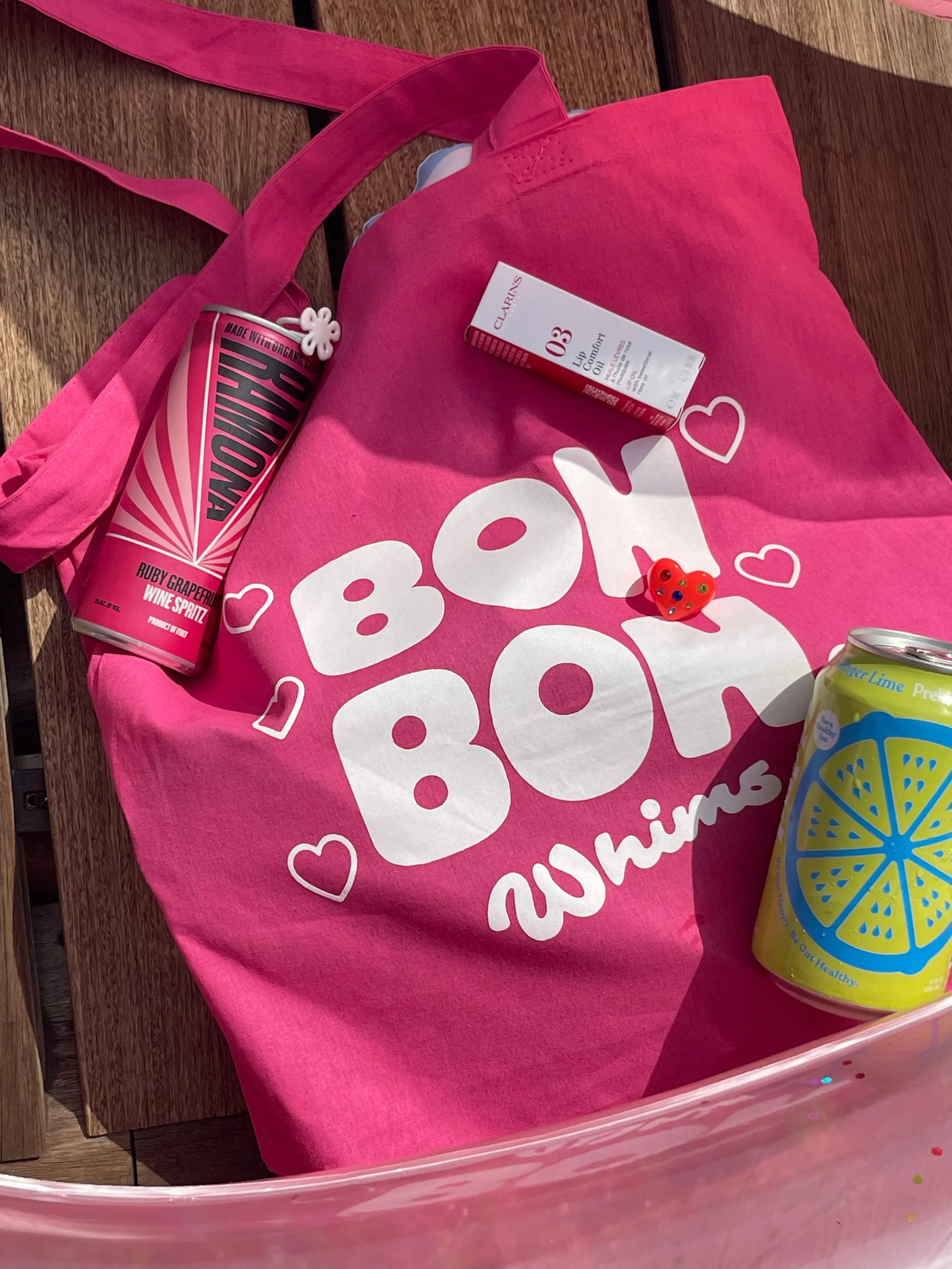 BONBON Pink Tote Bag