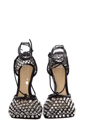 Bottega Veneta Black Crystal Pumps SZ 36