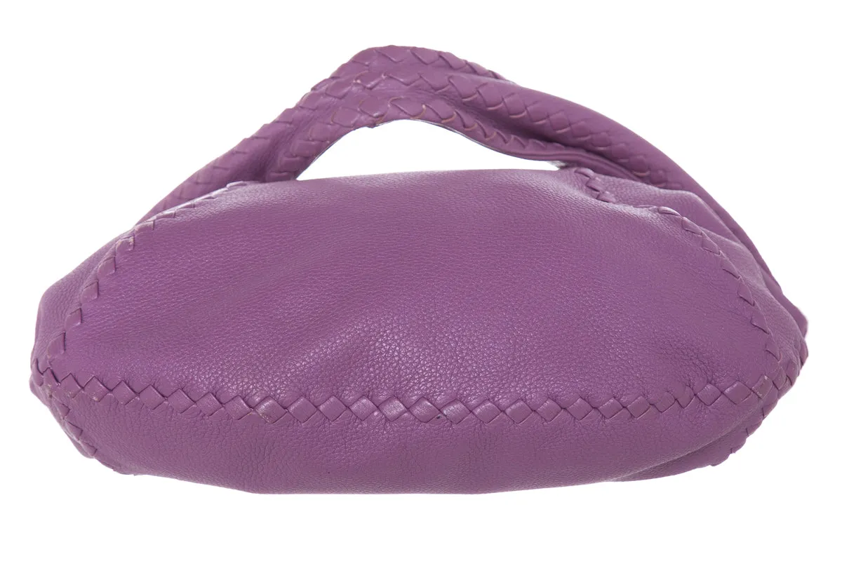 Bottega Veneta Purple Leather Hobo