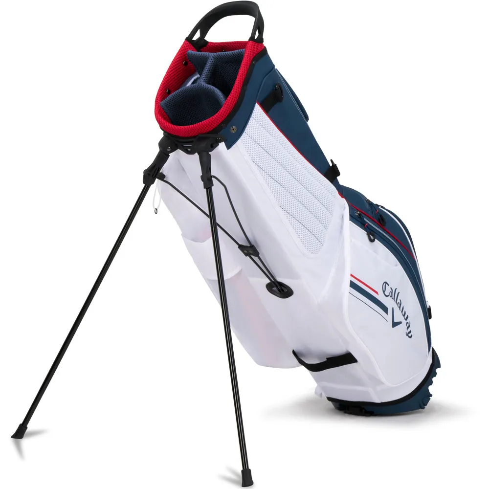 Callaway Chev Stand Bag - Navy/White/Red