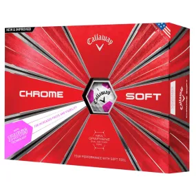 Callaway Chrome Soft Truvis Pink Golf Balls - Dozen