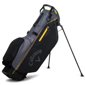 Callaway Fairway C Stand Bag - Black Plaid/Gold