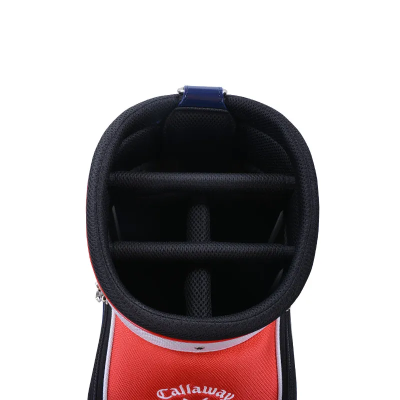 CALLAWAY Sport 9" Cart Bag (White/Navy/Red)