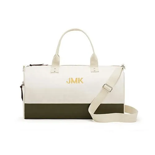 Canvas Personalized Women's Weekend Overnight Bag