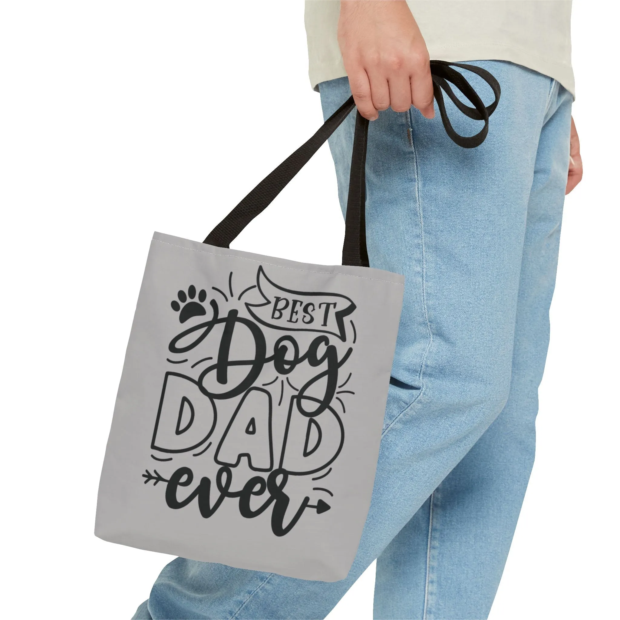 Canvas Tote Bag - Best Dog Dad Ever & Dog Mom Fur Life Design