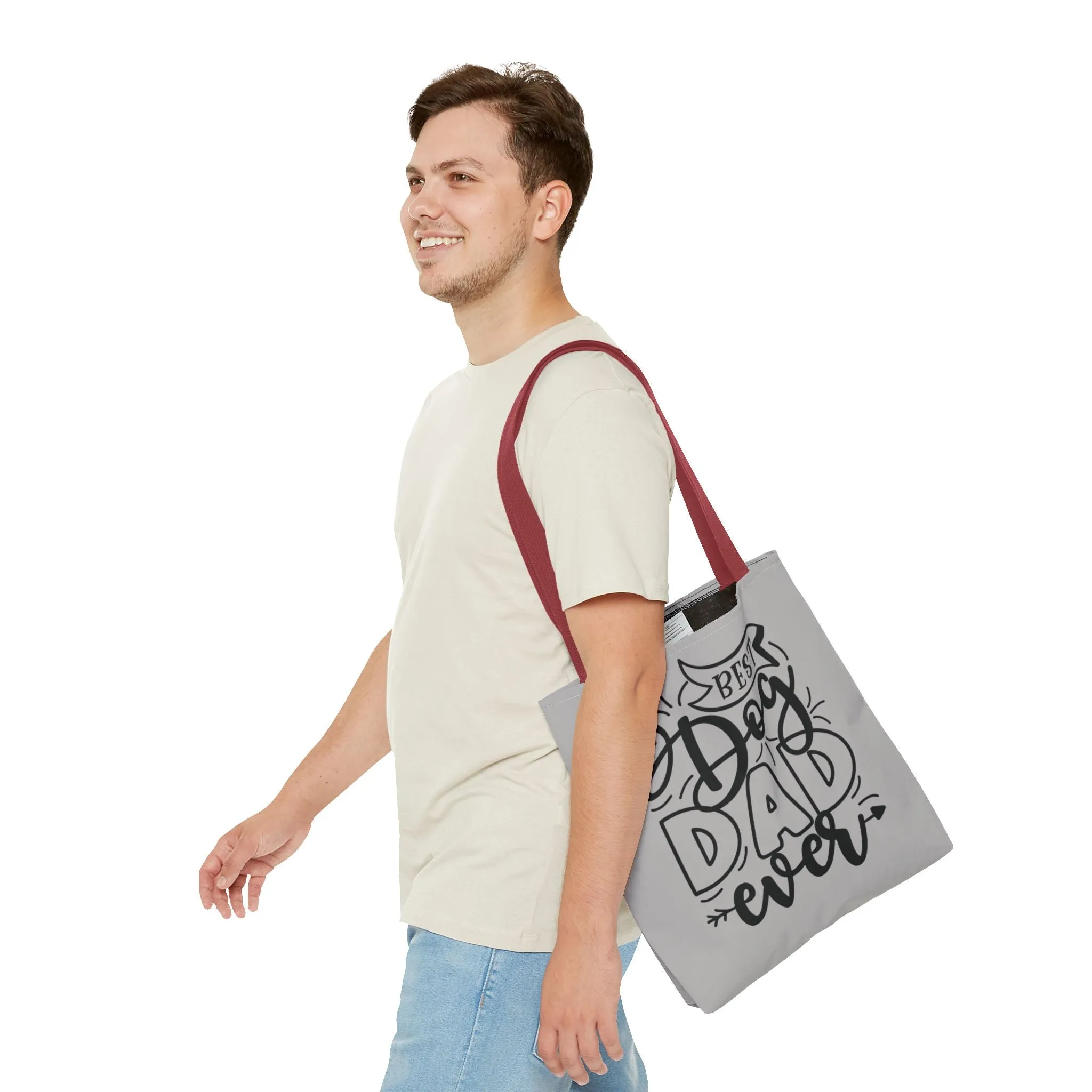 Canvas Tote Bag - Best Dog Dad Ever & Dog Mom Fur Life Design