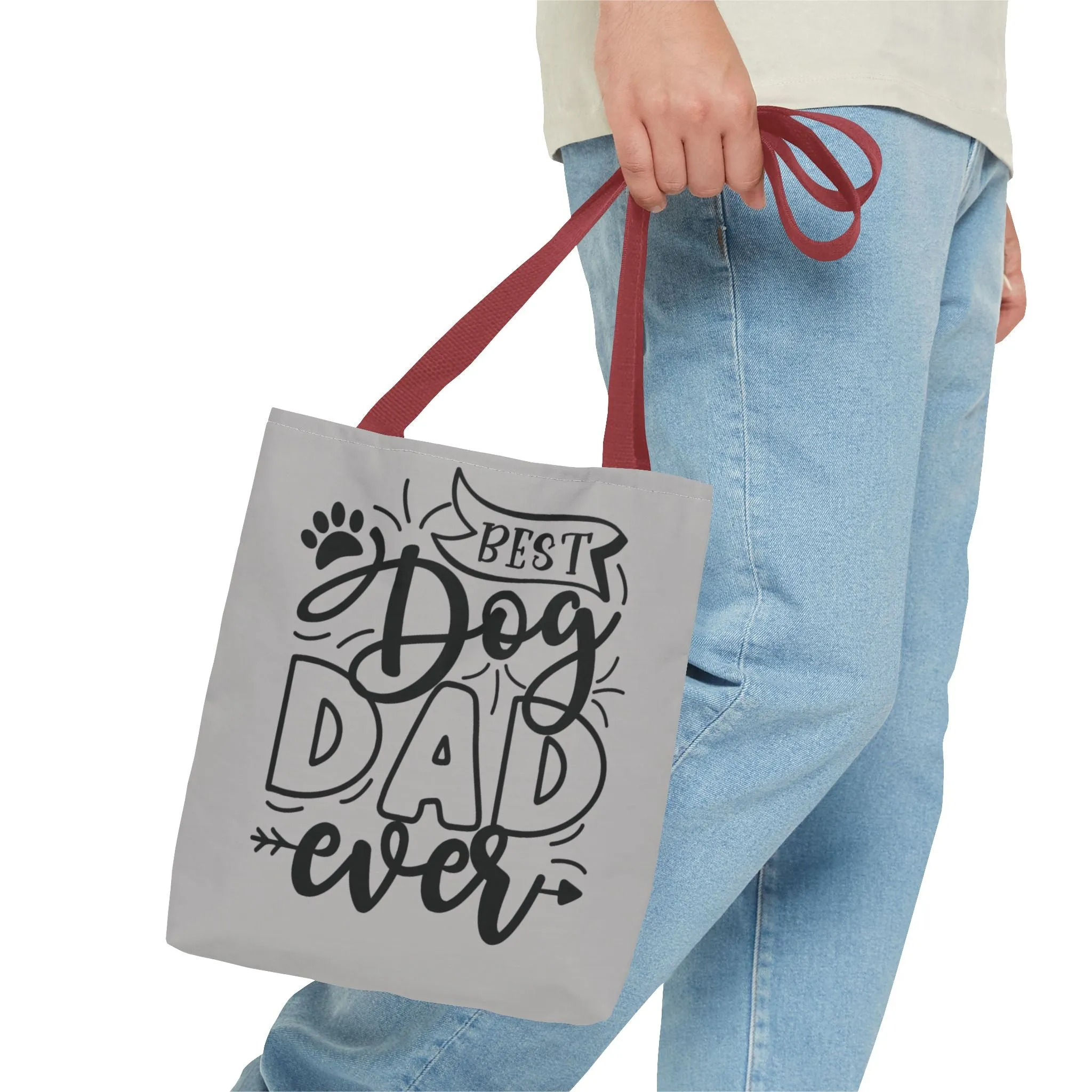 Canvas Tote Bag - Best Dog Dad Ever & Dog Mom Fur Life Design