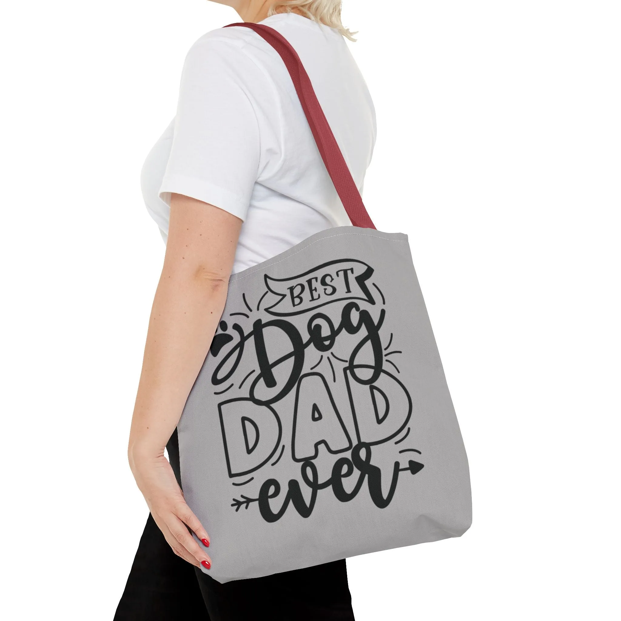 Canvas Tote Bag - Best Dog Dad Ever & Dog Mom Fur Life Design