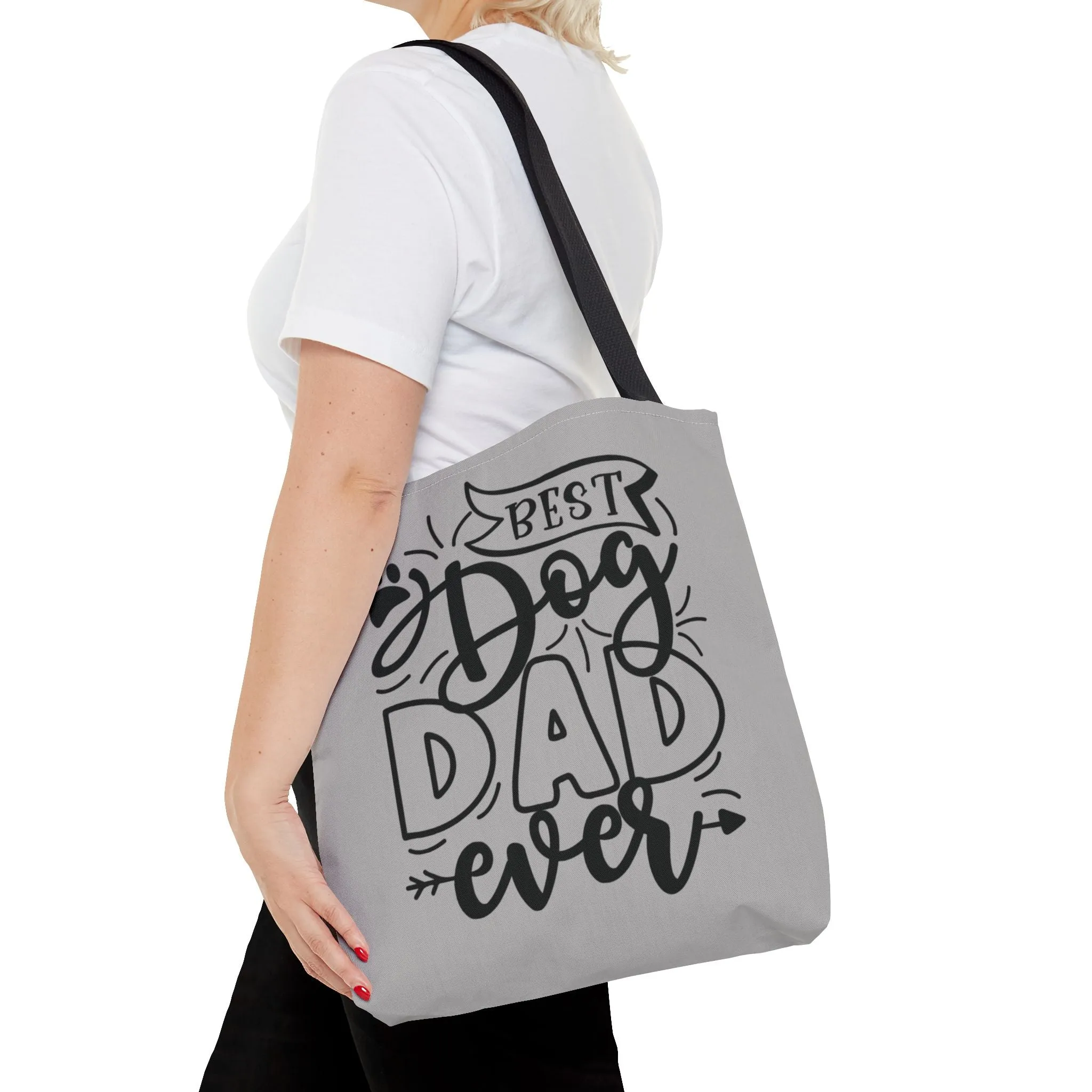 Canvas Tote Bag - Best Dog Dad Ever & Dog Mom Fur Life Design