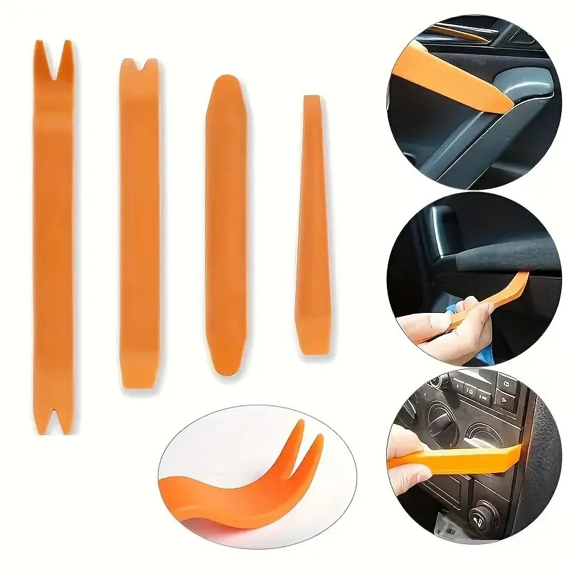 Car Trim Removal Tool - Home Tool Kit with Long Reach Grabber and Non-Destructive Air Wedge Pump