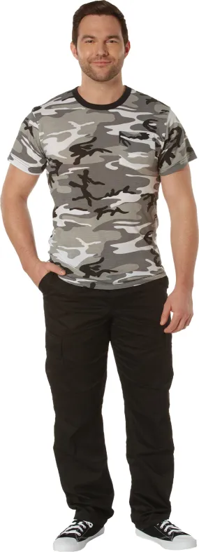 City Camo Cotton / Polyester Pocket T-Shirt