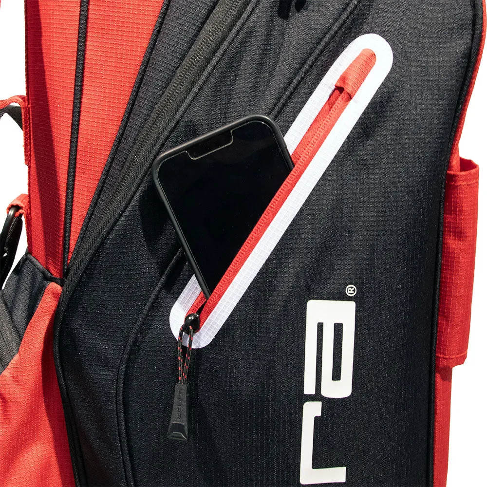 Cobra Signature Stand Bag - Bright White/High Risk Red/Puma Black