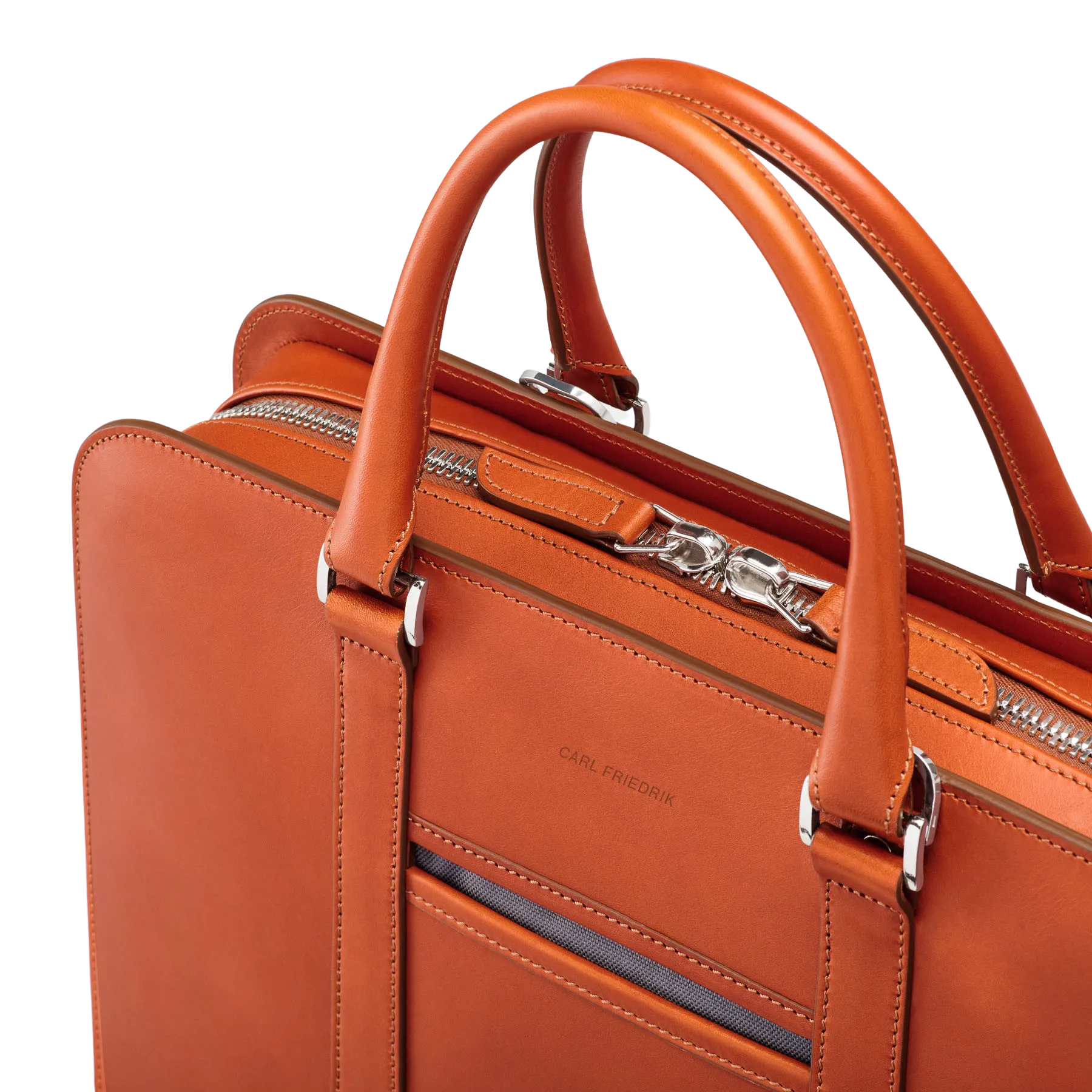 Cognac Vachetta Leather Pailissy Briefcase