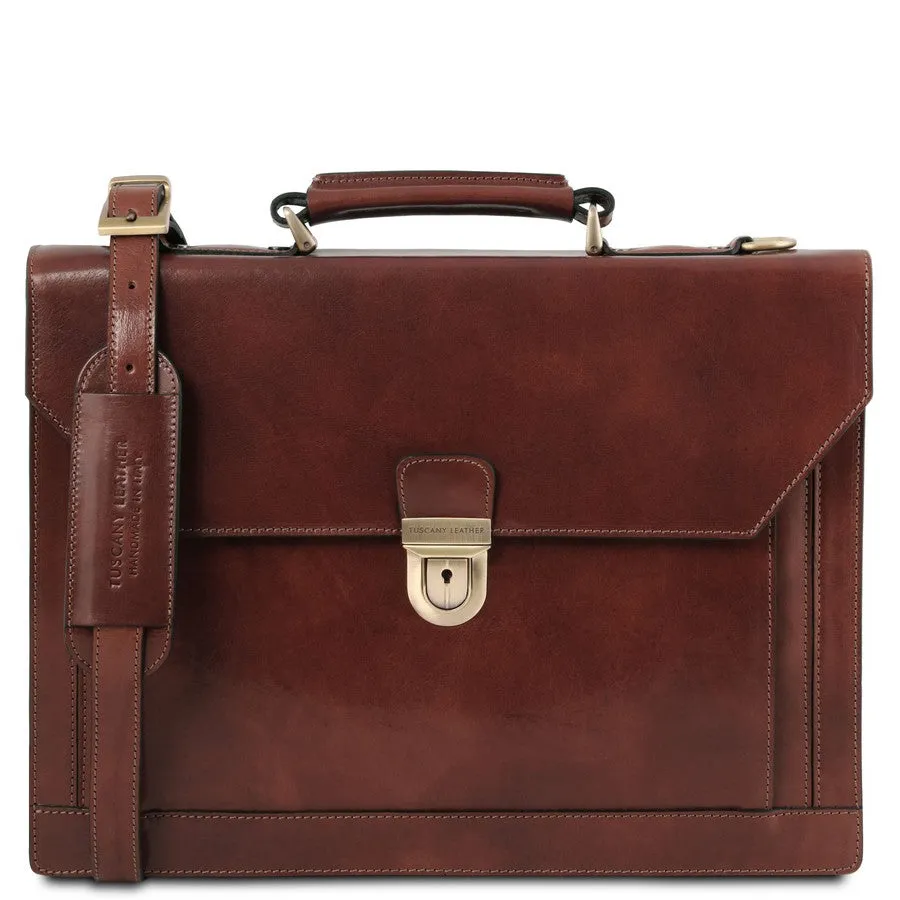 Cremona Professional Leather Briefcase