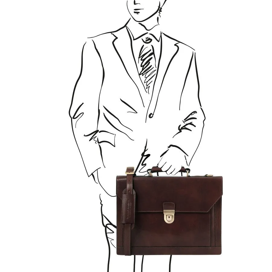 Cremona Professional Leather Briefcase