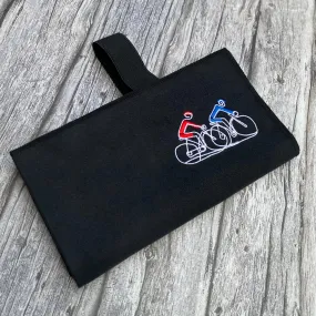 Cycling Duo - Embroidered Micro-fibre Quick Dry Fitness Towel