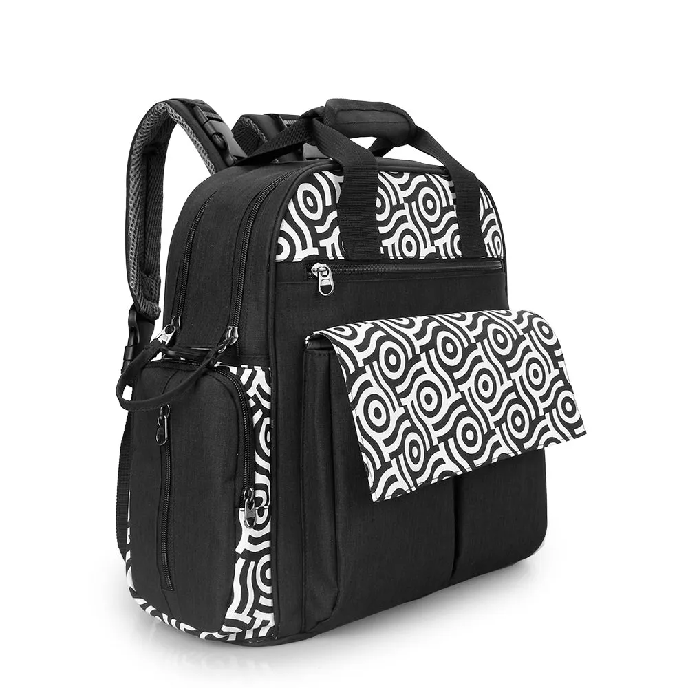 Diaper Bag Multi-function Backpack Separate Pockets