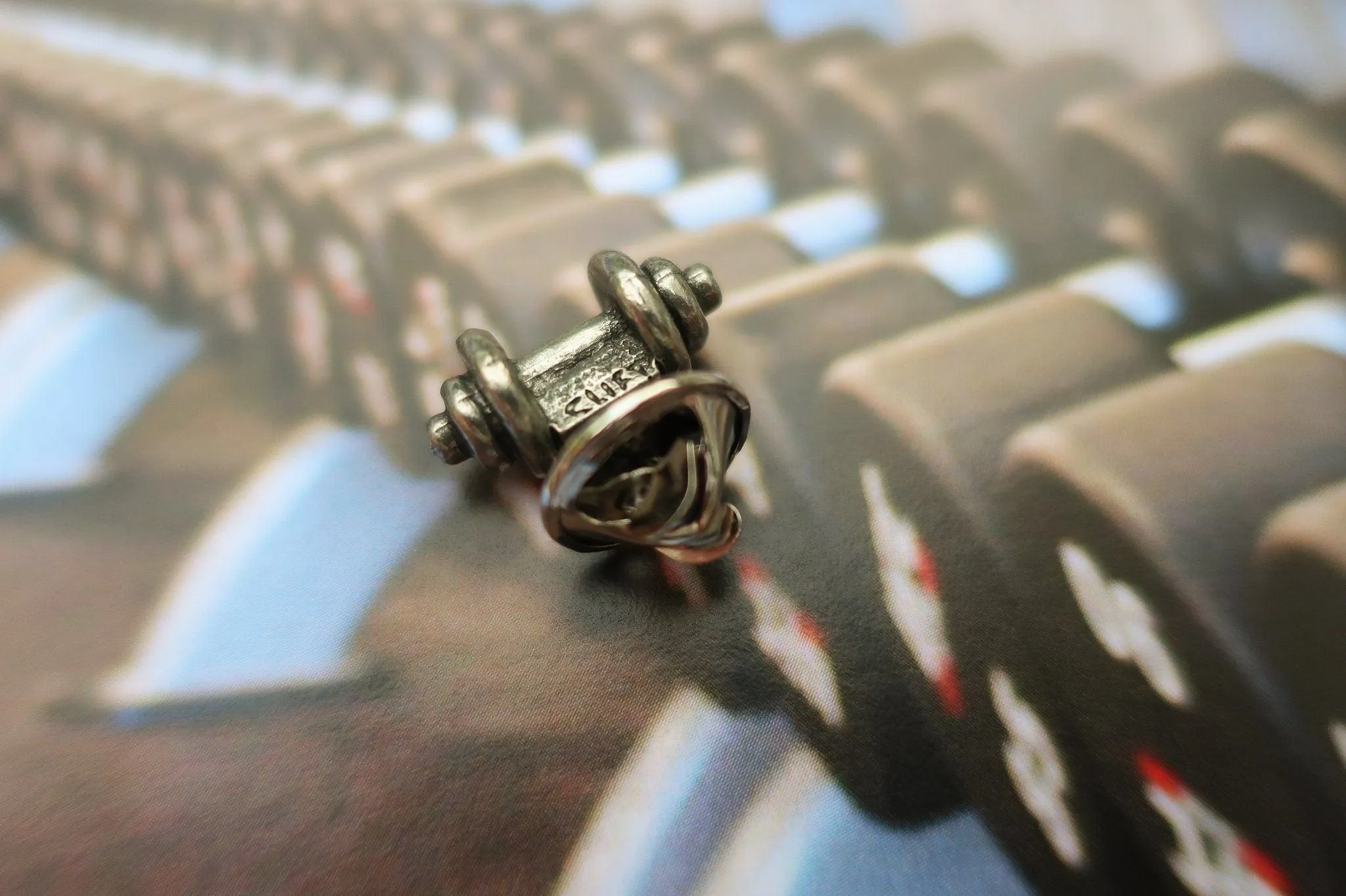 Dumbbell Lapel Pin