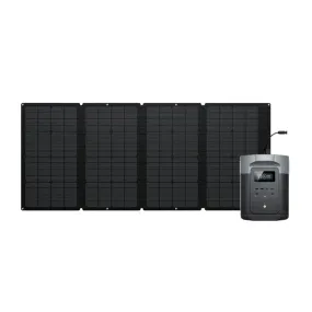 EcoFlow DELTA 2 Max Solar Generator   160W Solar Panel