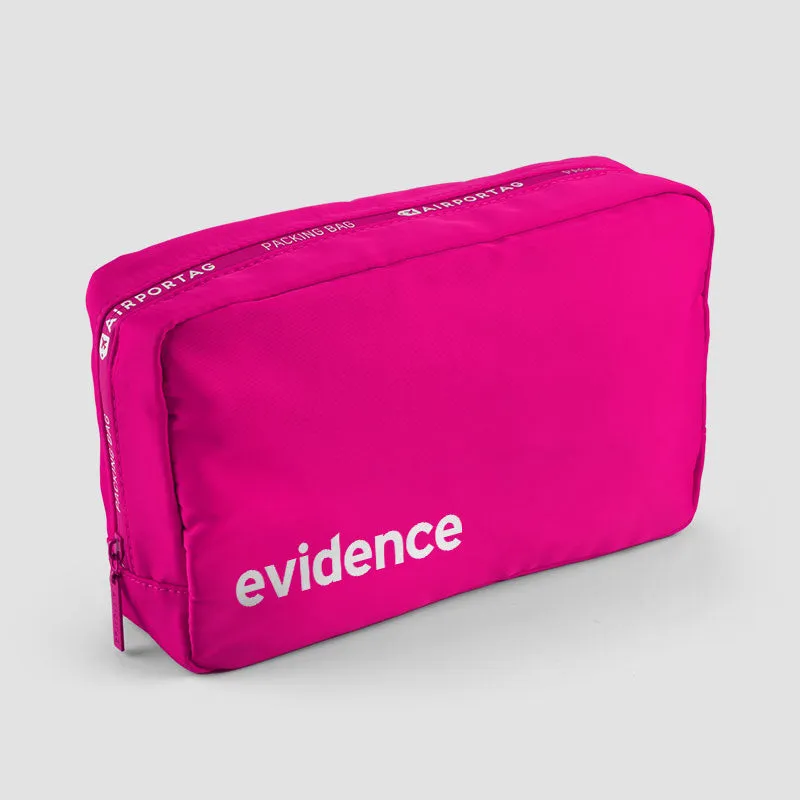 Evidence - Packing Bag